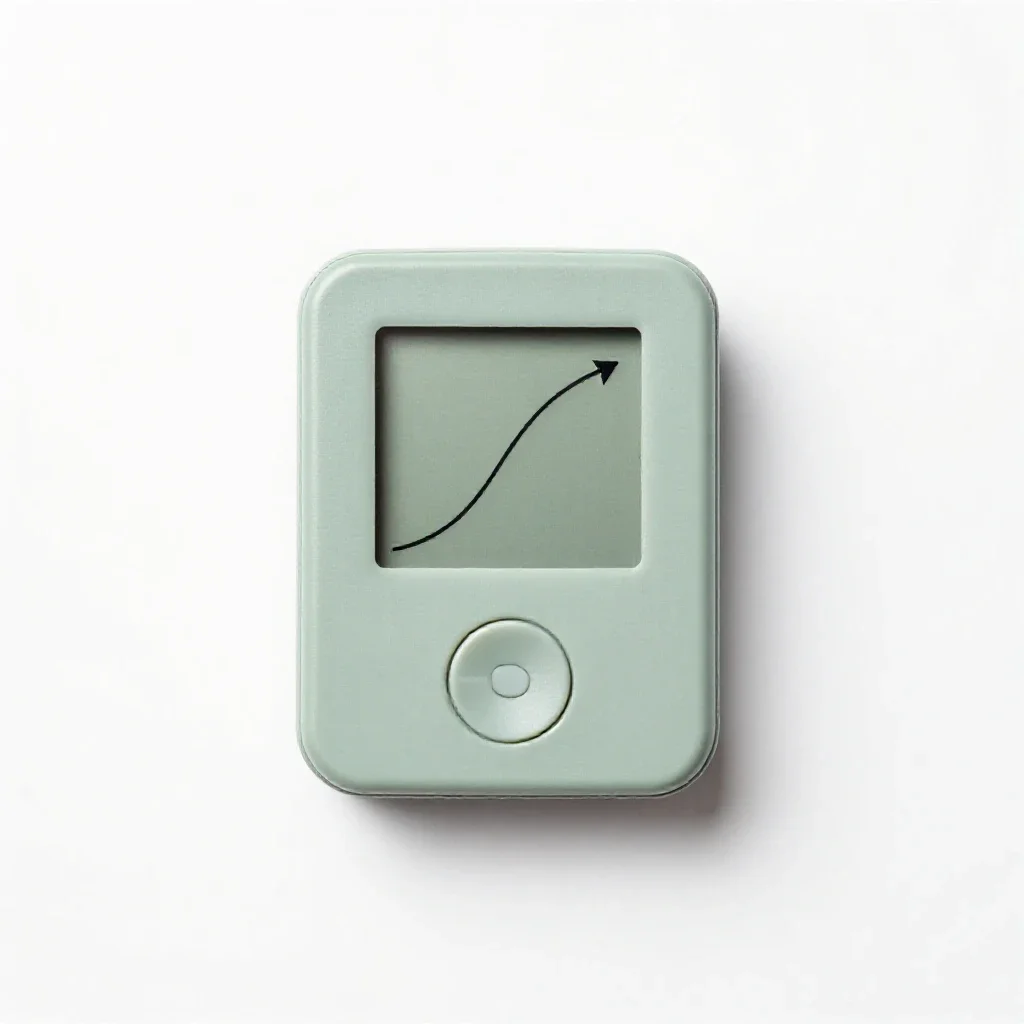 Thermograph isolated on a white background