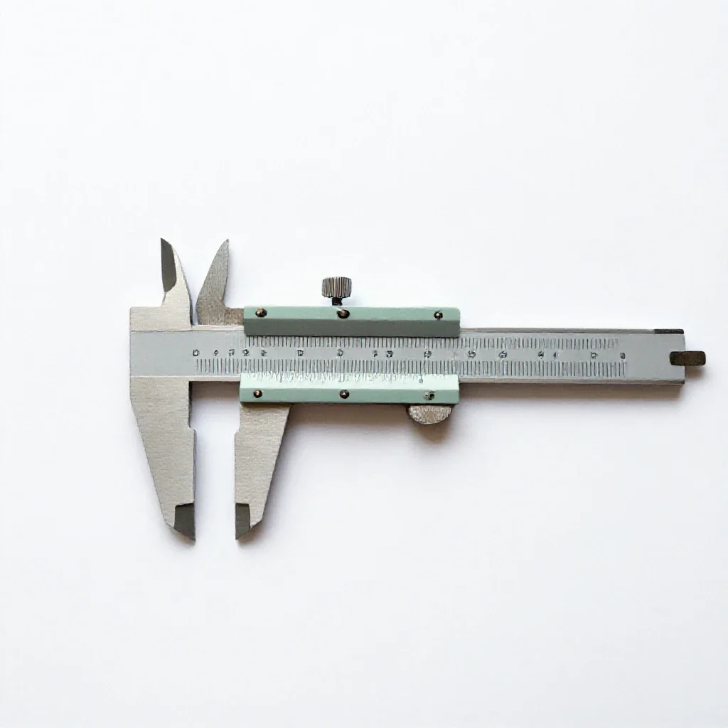 Vernier caliper isolated on a white background