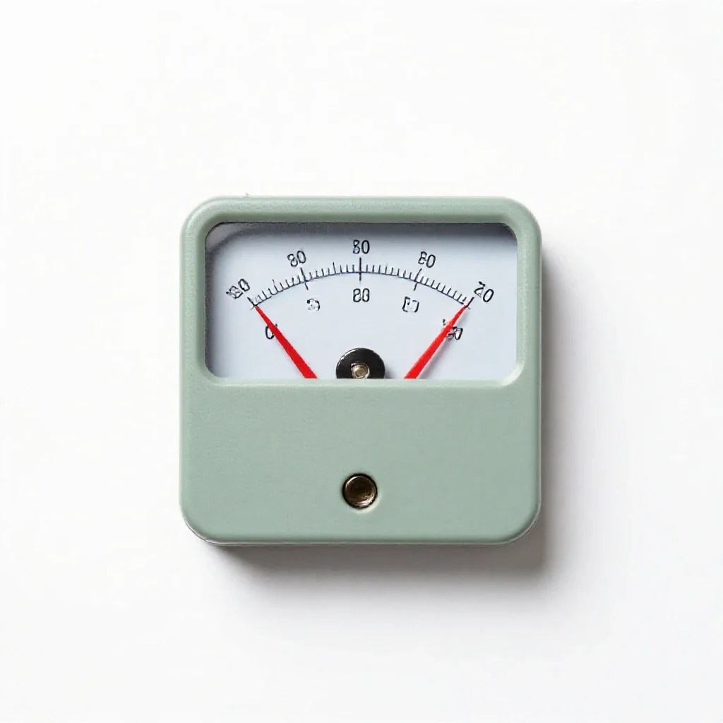 Voltmeter isolated on a white background