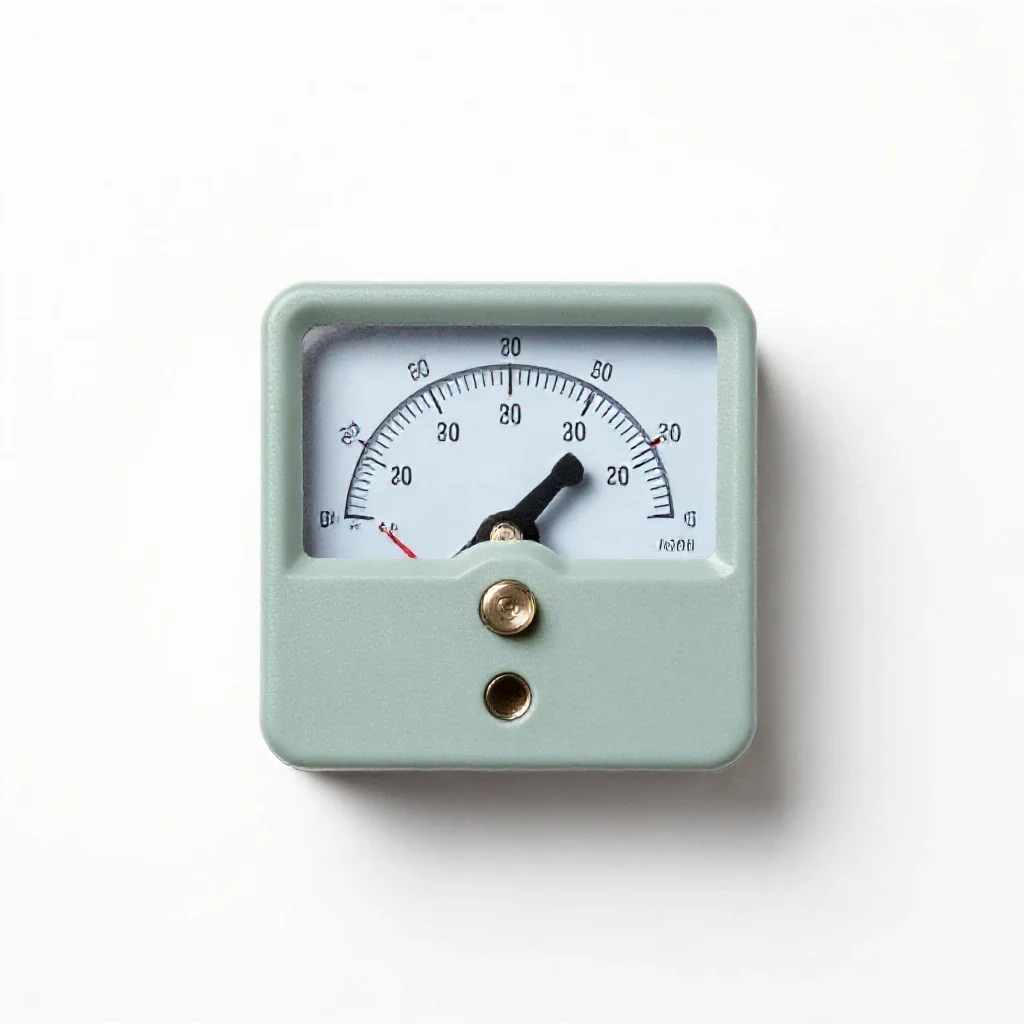 Wattmeter isolated on a white background
