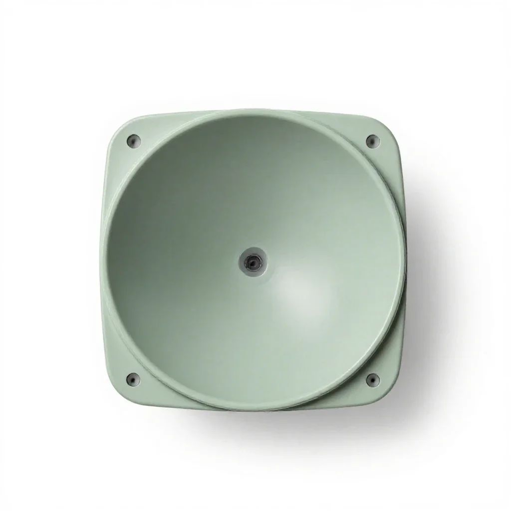 Weather radar isolated on a white background