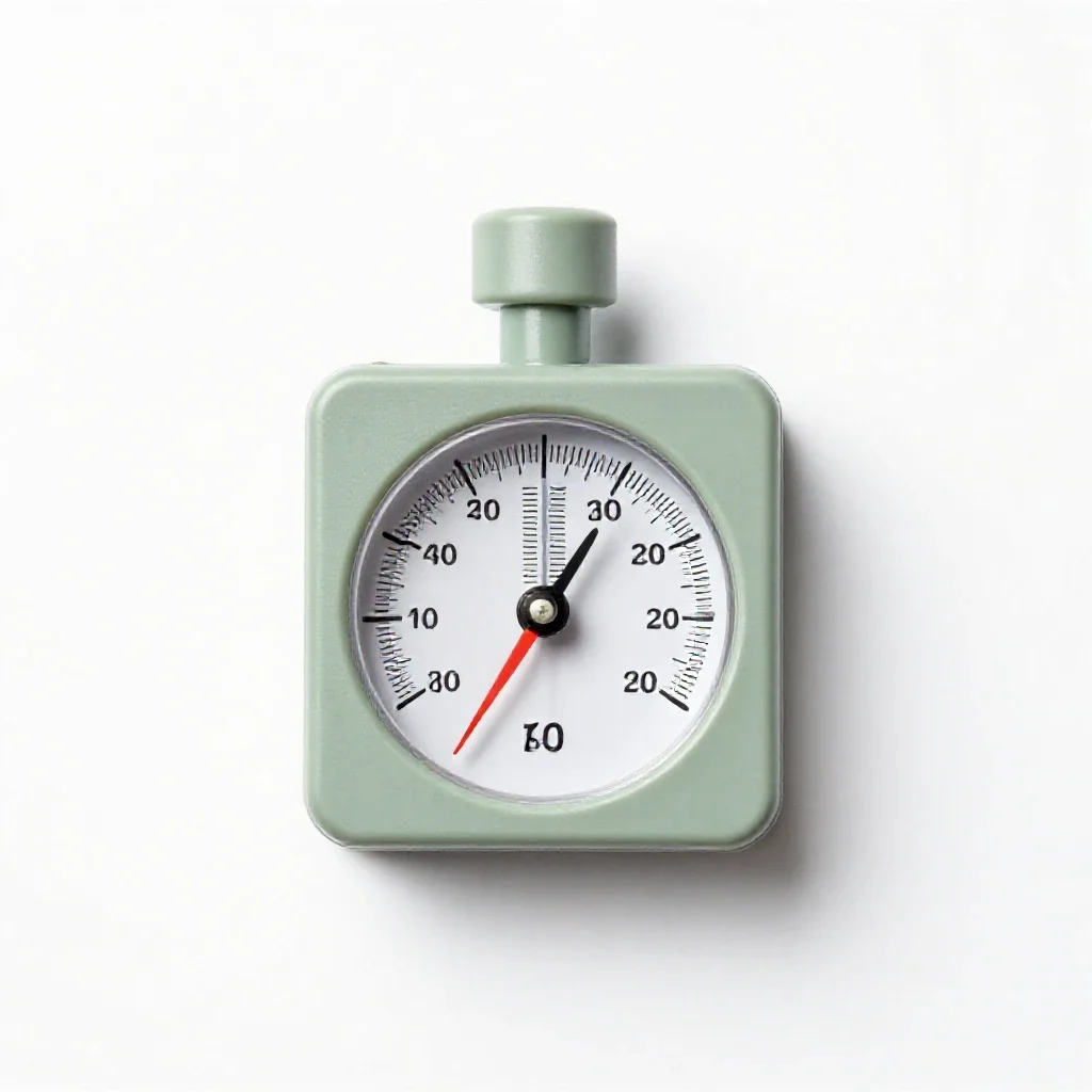 Weatherglass isolated on a white background
