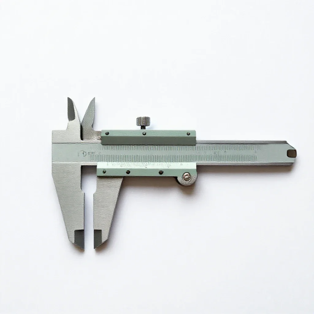 Inside caliper isolated on a white background