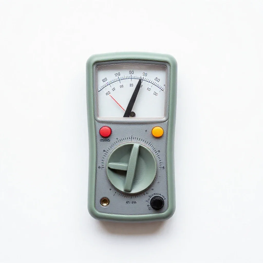 Ohmmeter isolated on a white background