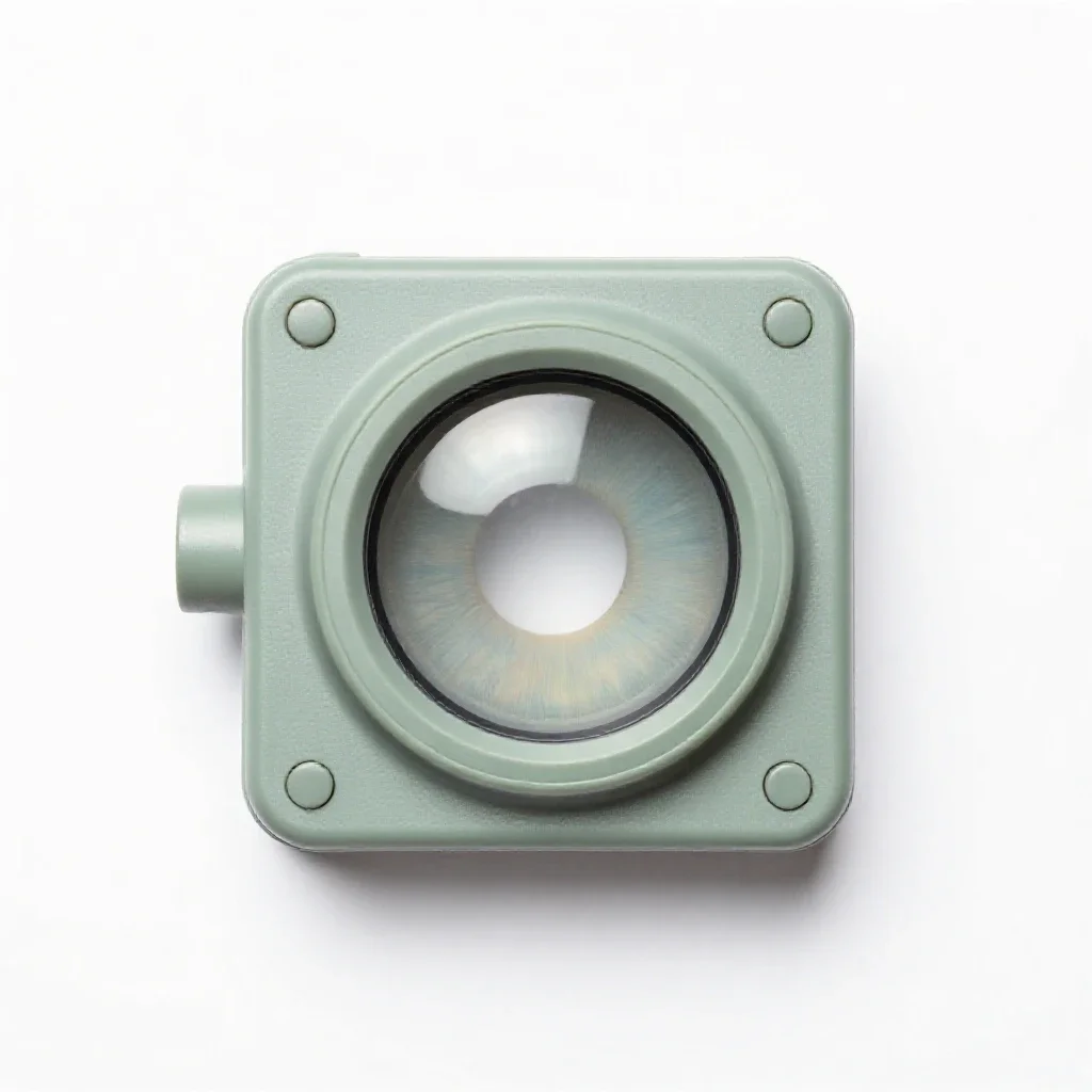 Ophthalmoscope isolated on a white background
