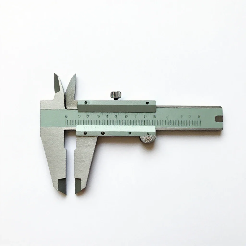 Outside caliper isolated on a white background