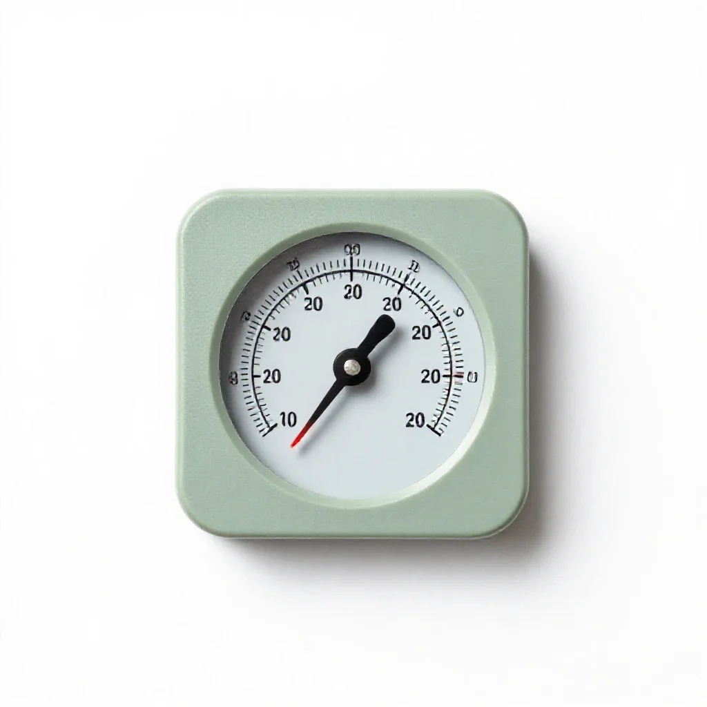Oven thermometer isolated on a white background