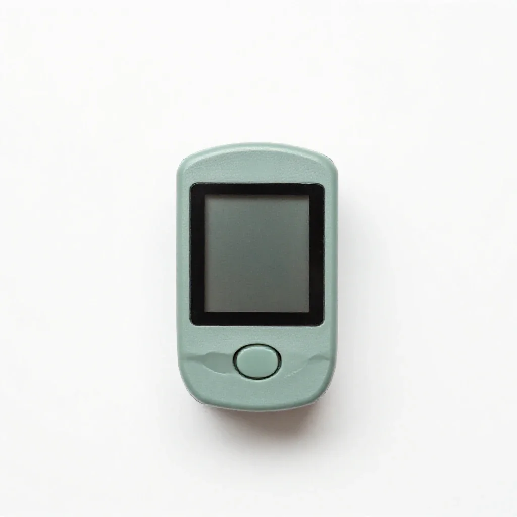 Oximeter isolated on a white background