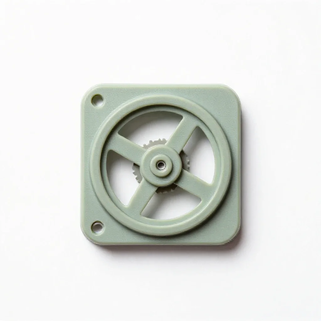 Balance wheel isolated on a white background