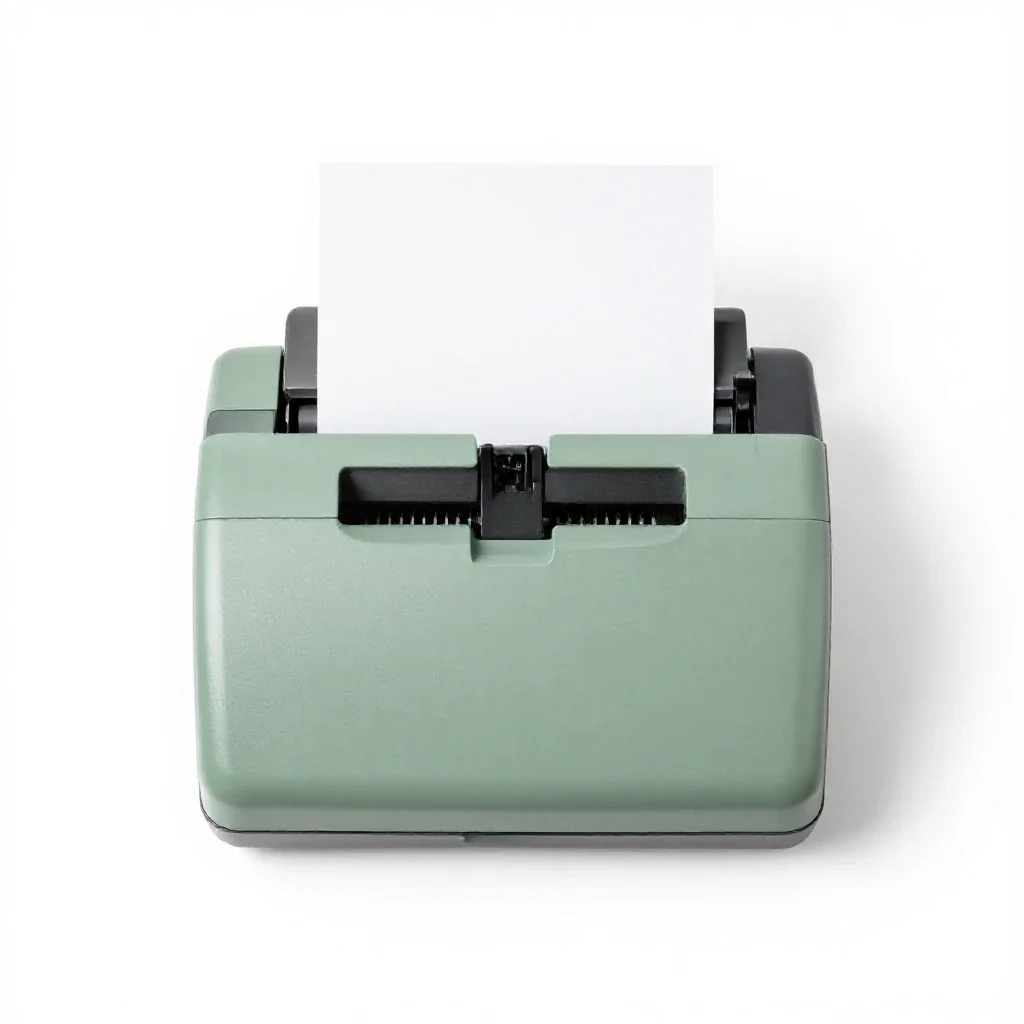 Bar printer isolated on a white background