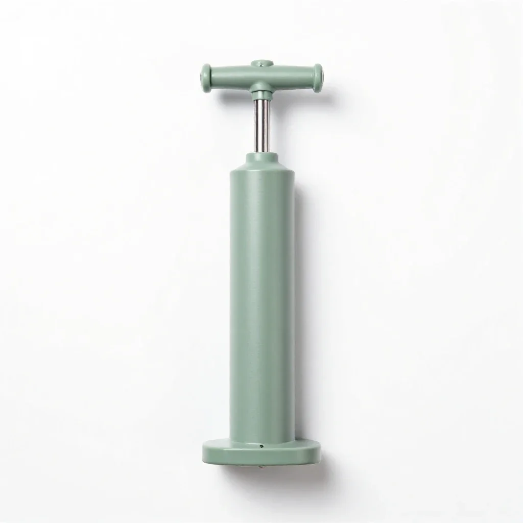 Bicycle pump isolated on a white background