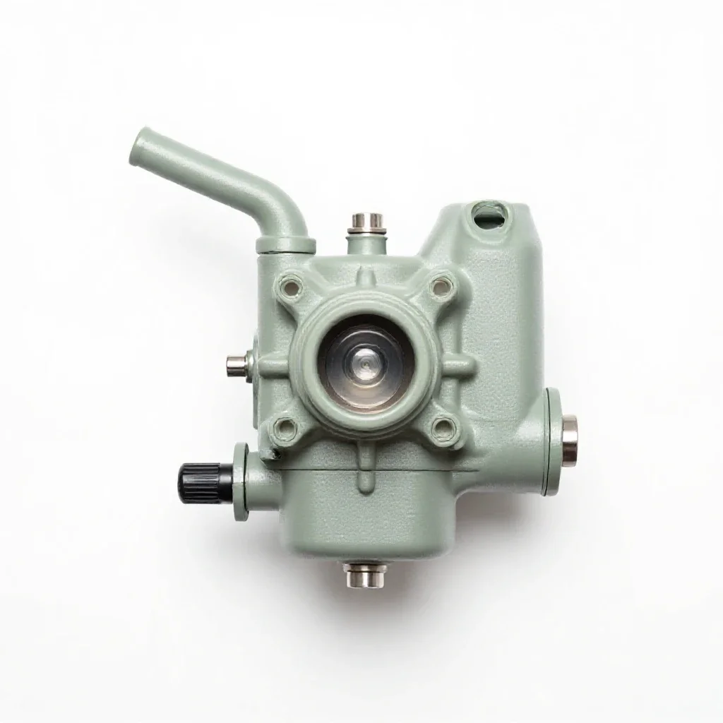 Carburetor isolated on a white background