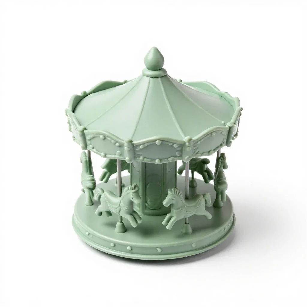 Carousel isolated on a white background
