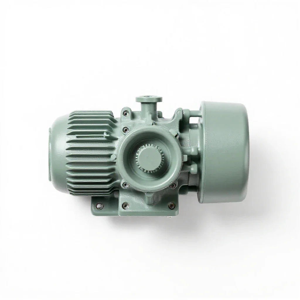 Centrifugal pump isolated on a white background