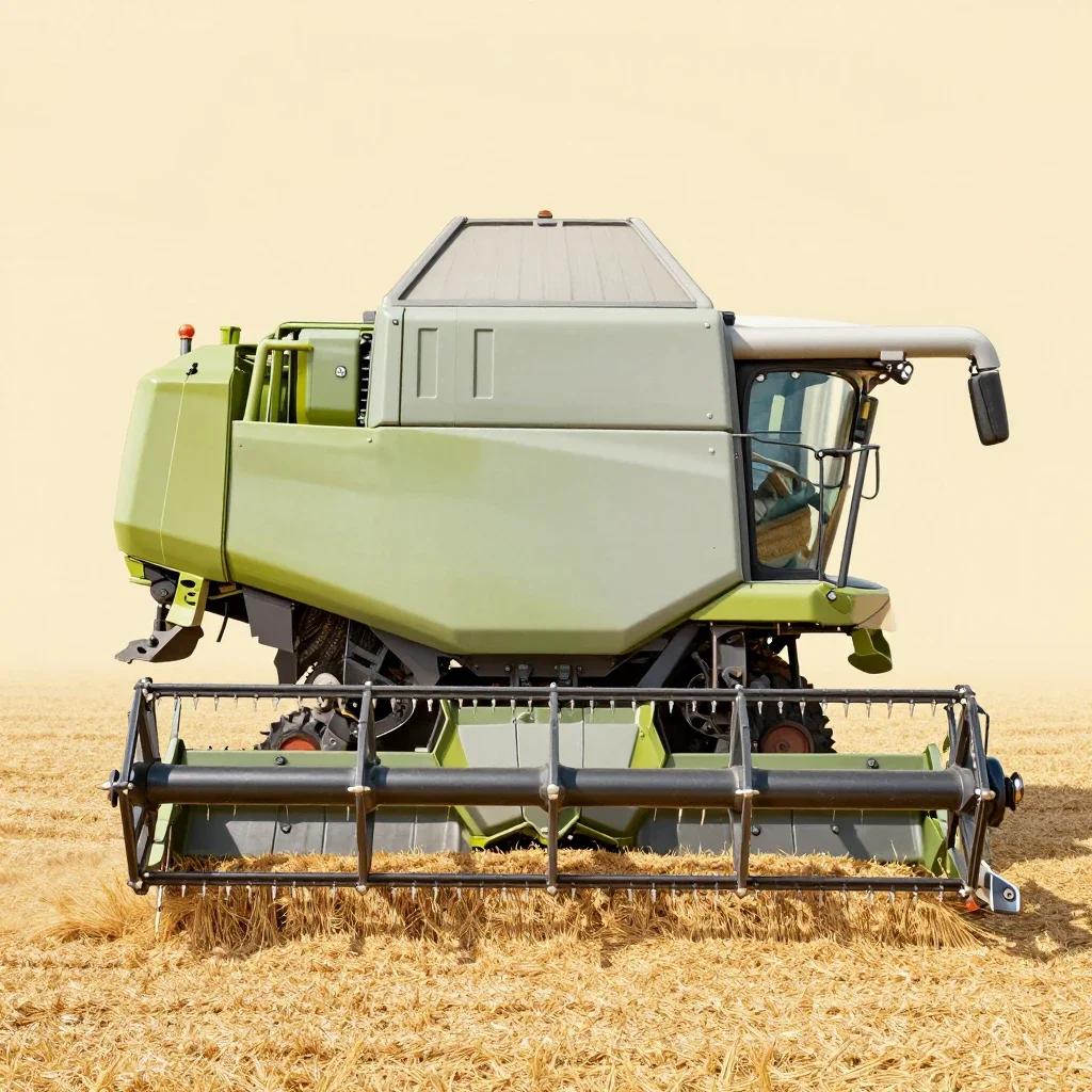 Combine isolated on a white background