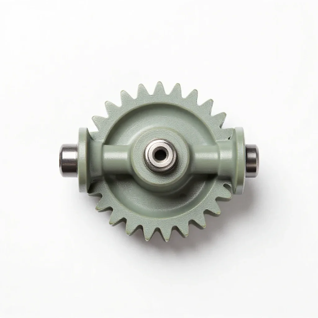 Differential gear isolated on a white background
