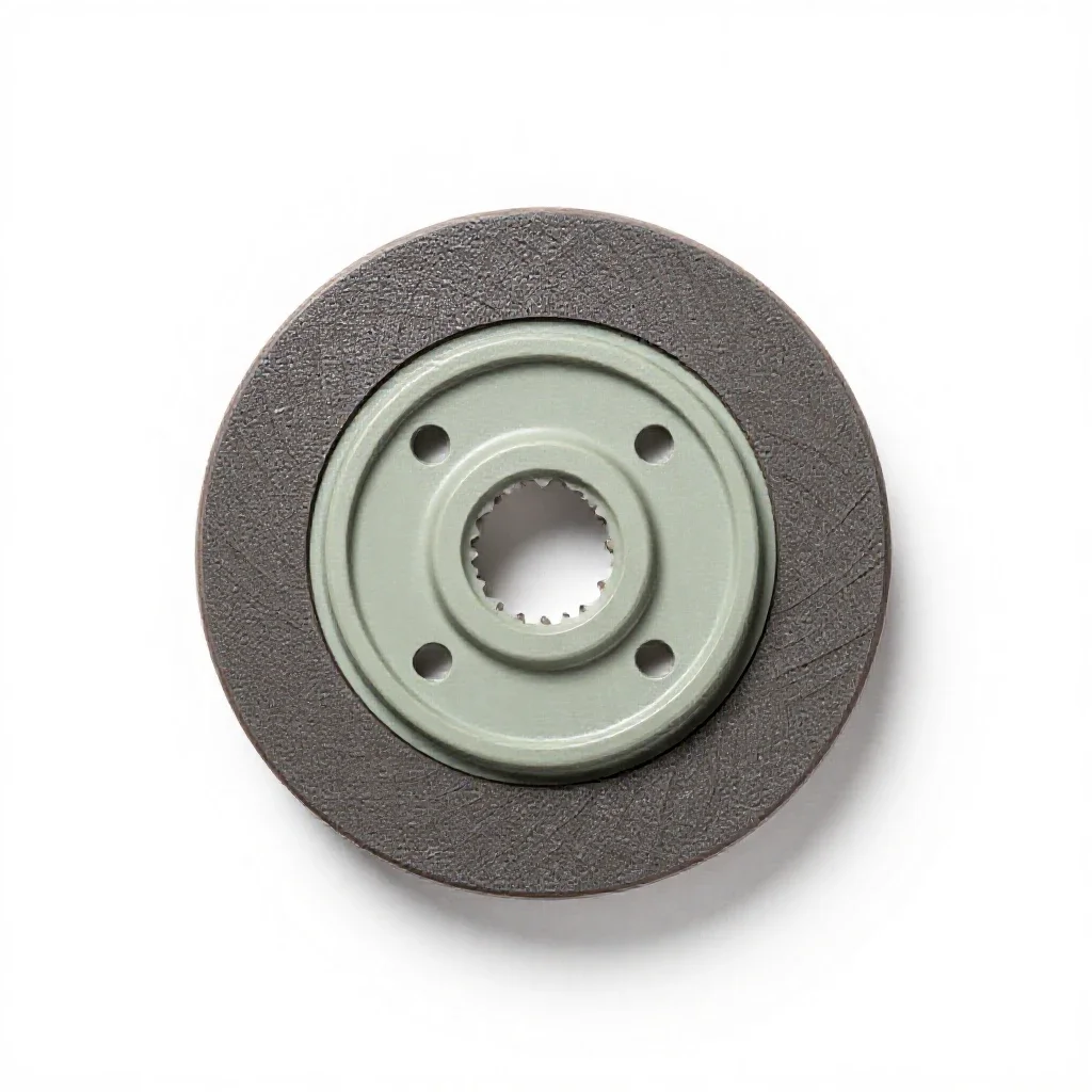 Disk clutch isolated on a white background
