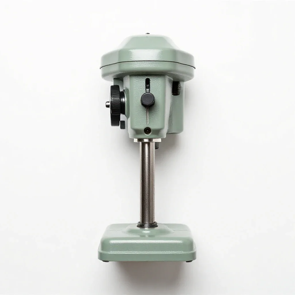 Drill press isolated on a white background