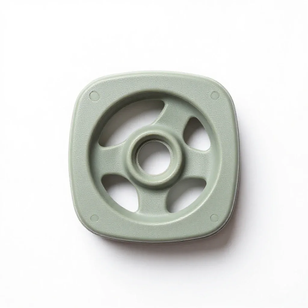 Driving wheel isolated on a white background