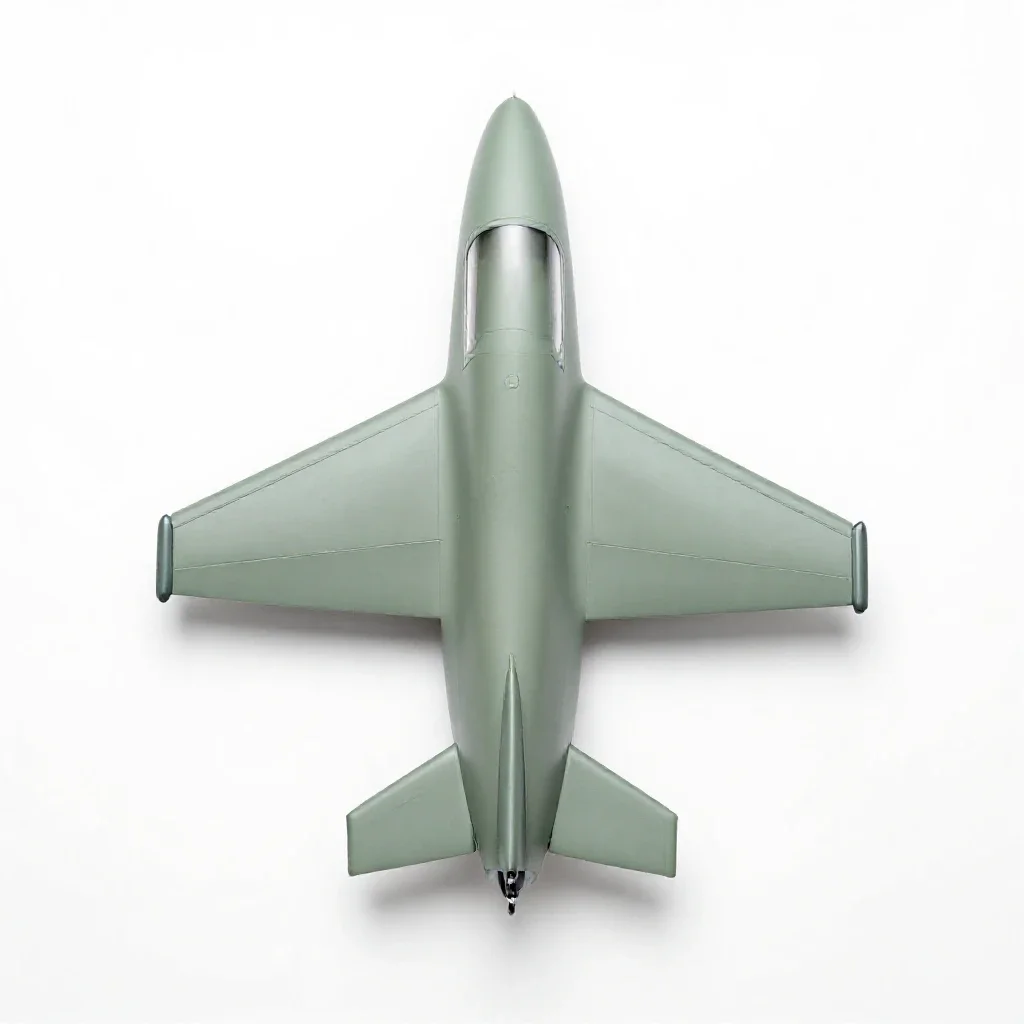 Fanjet isolated on a white background