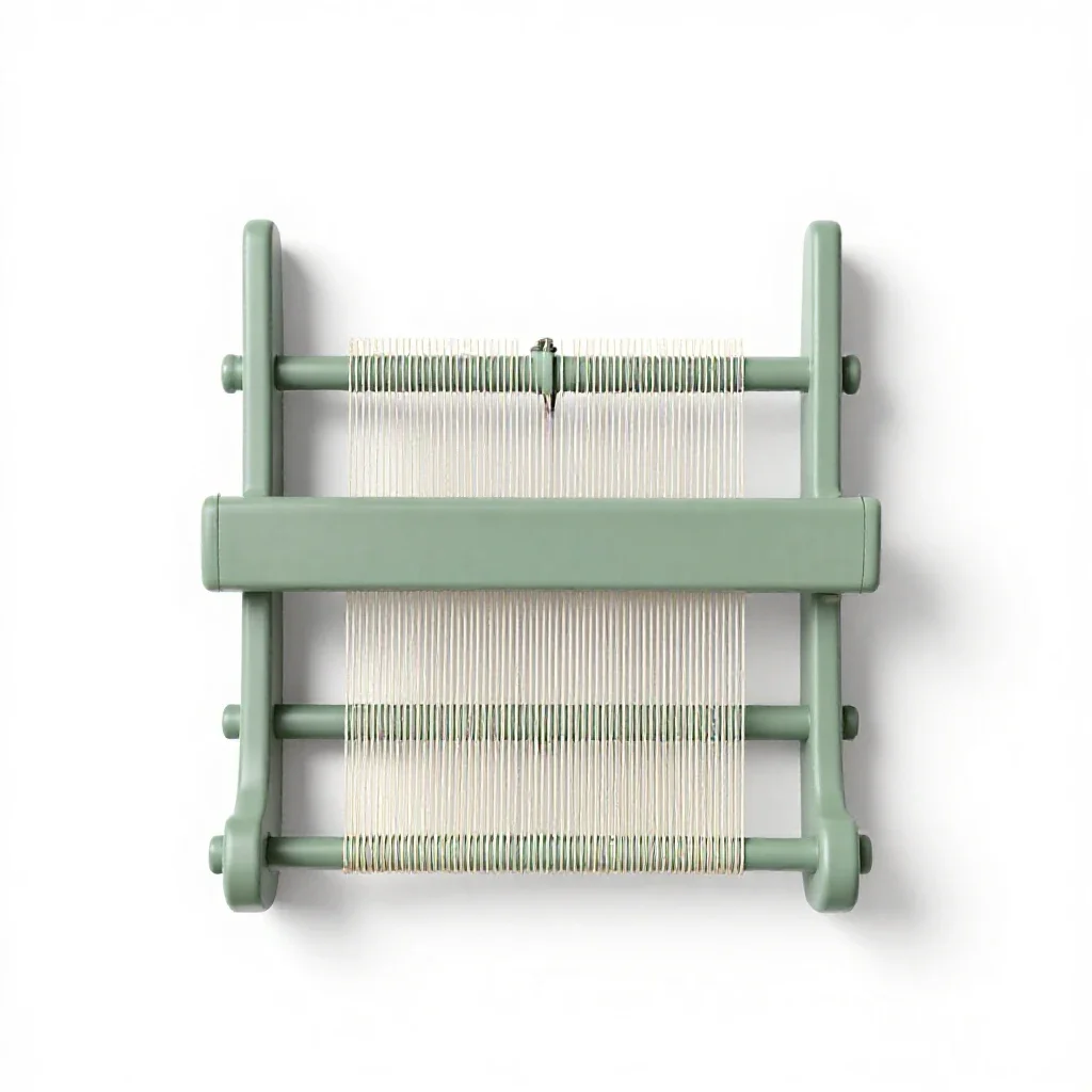 Figure loom isolated on a white background