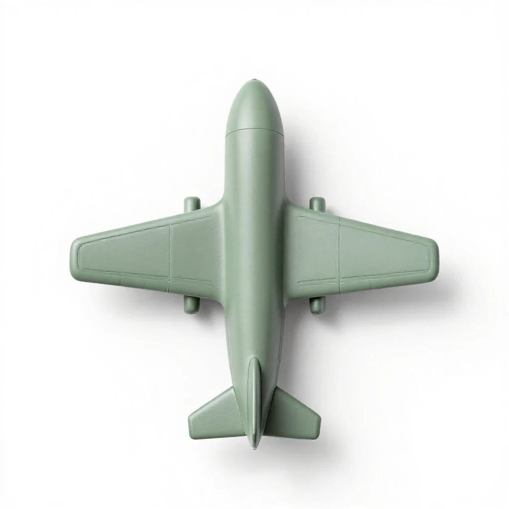 Flight simulator isolated on a white background
