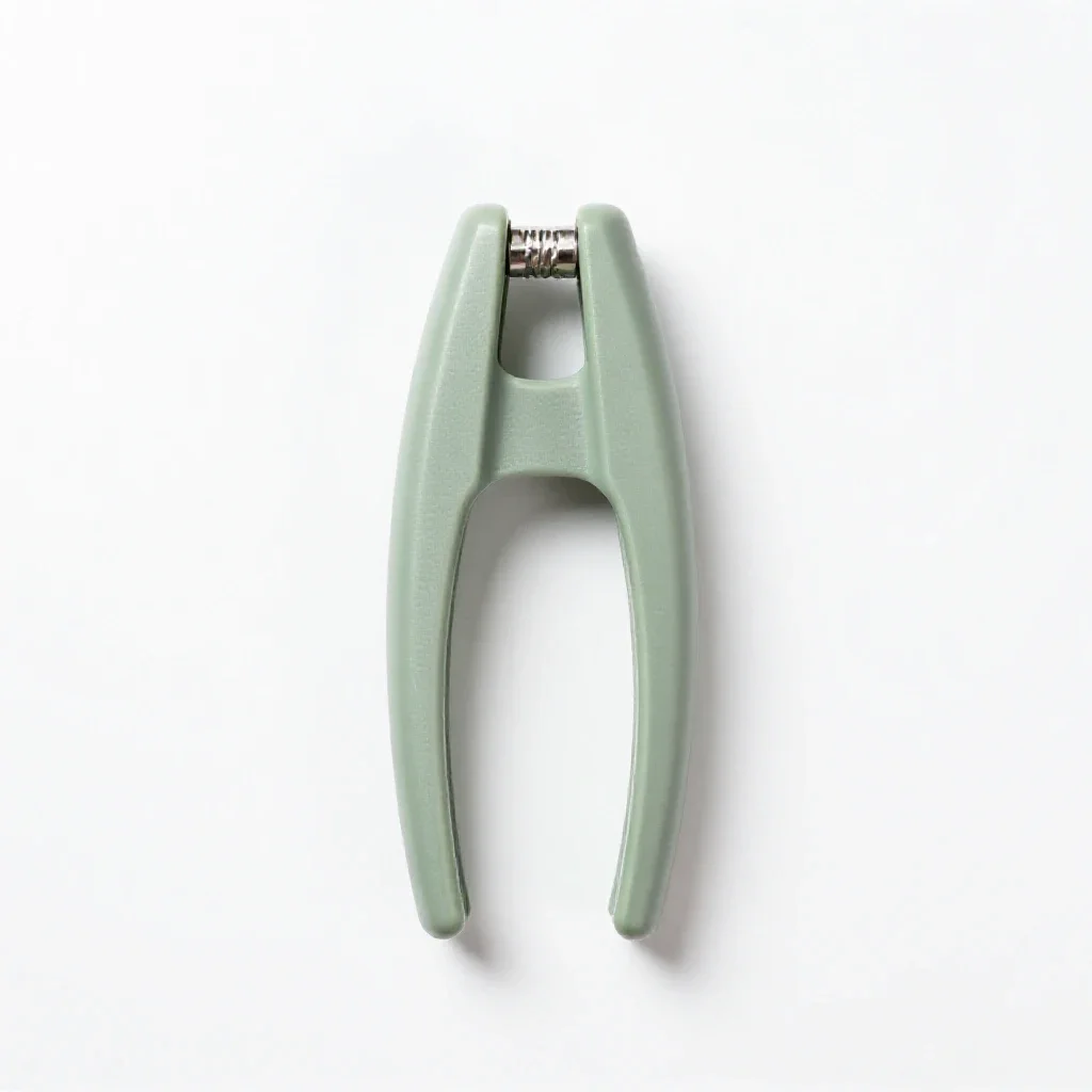 Garlic press isolated on a white background