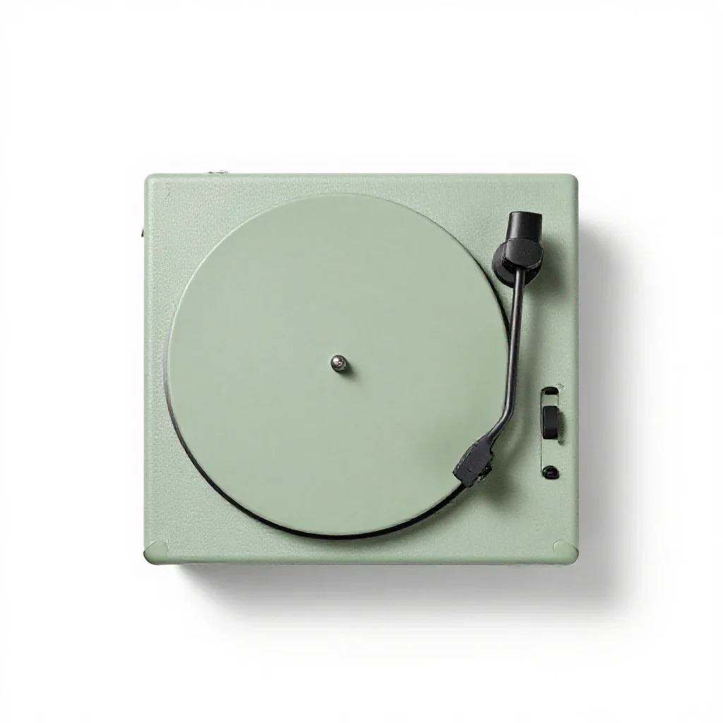 Gramophone isolated on a white background
