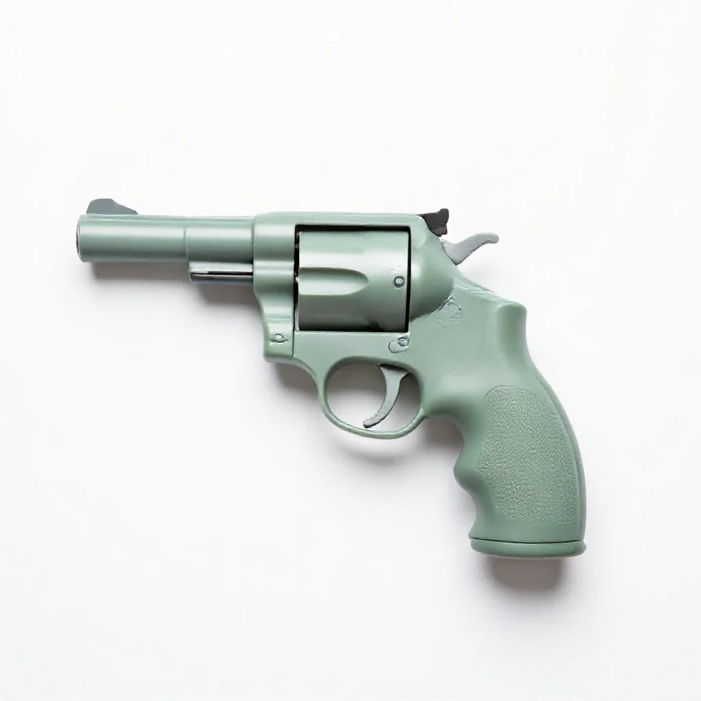 Grease-gun isolated on a white background