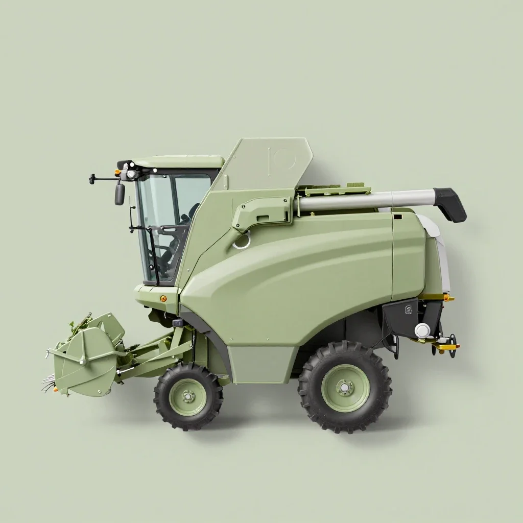 Harvester isolated on a white background