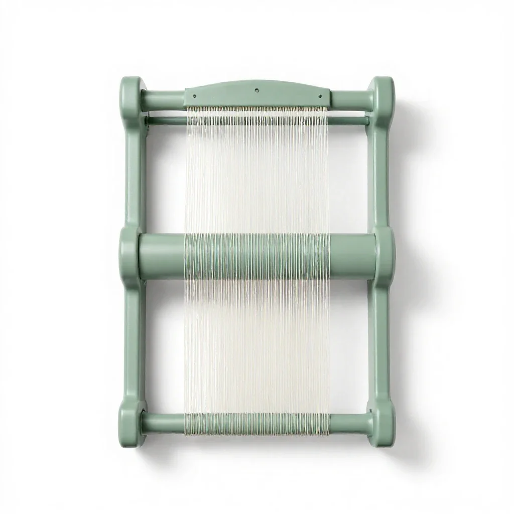 High-warp loom isolated on a white background