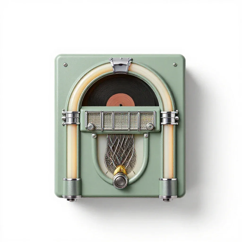 Jukebox isolated on a white background