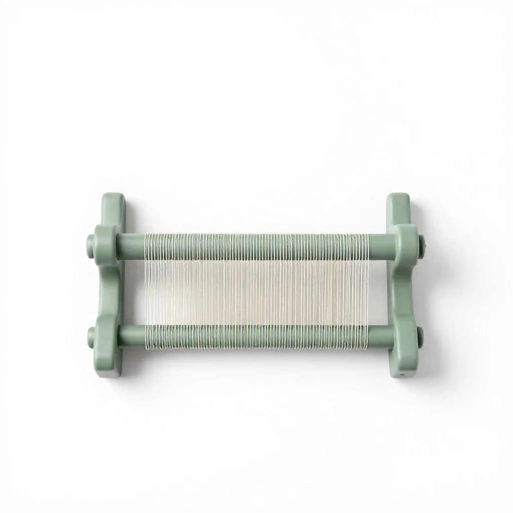 Low-warp-loom isolated on a white background