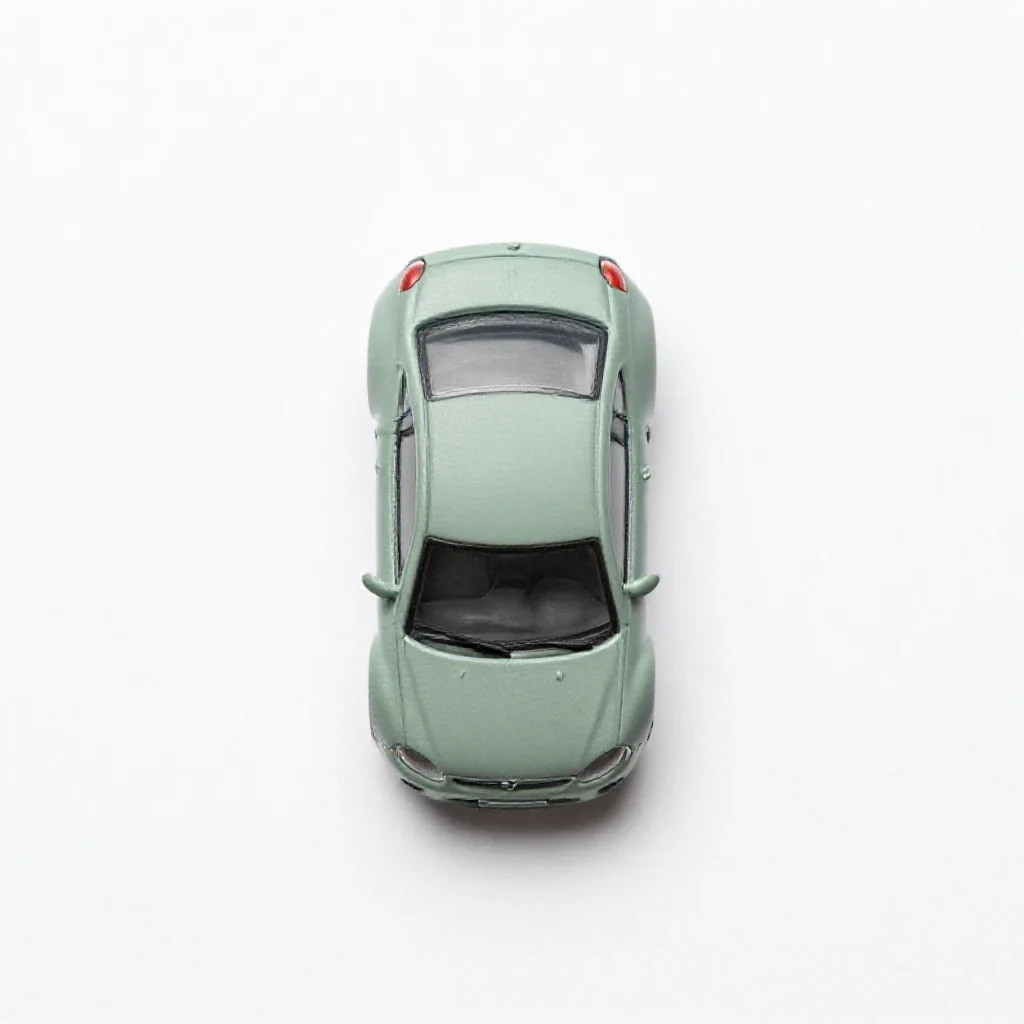 Minicar isolated on a white background