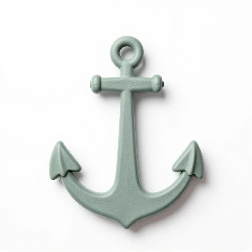 Mooring anchor isolated on a white background