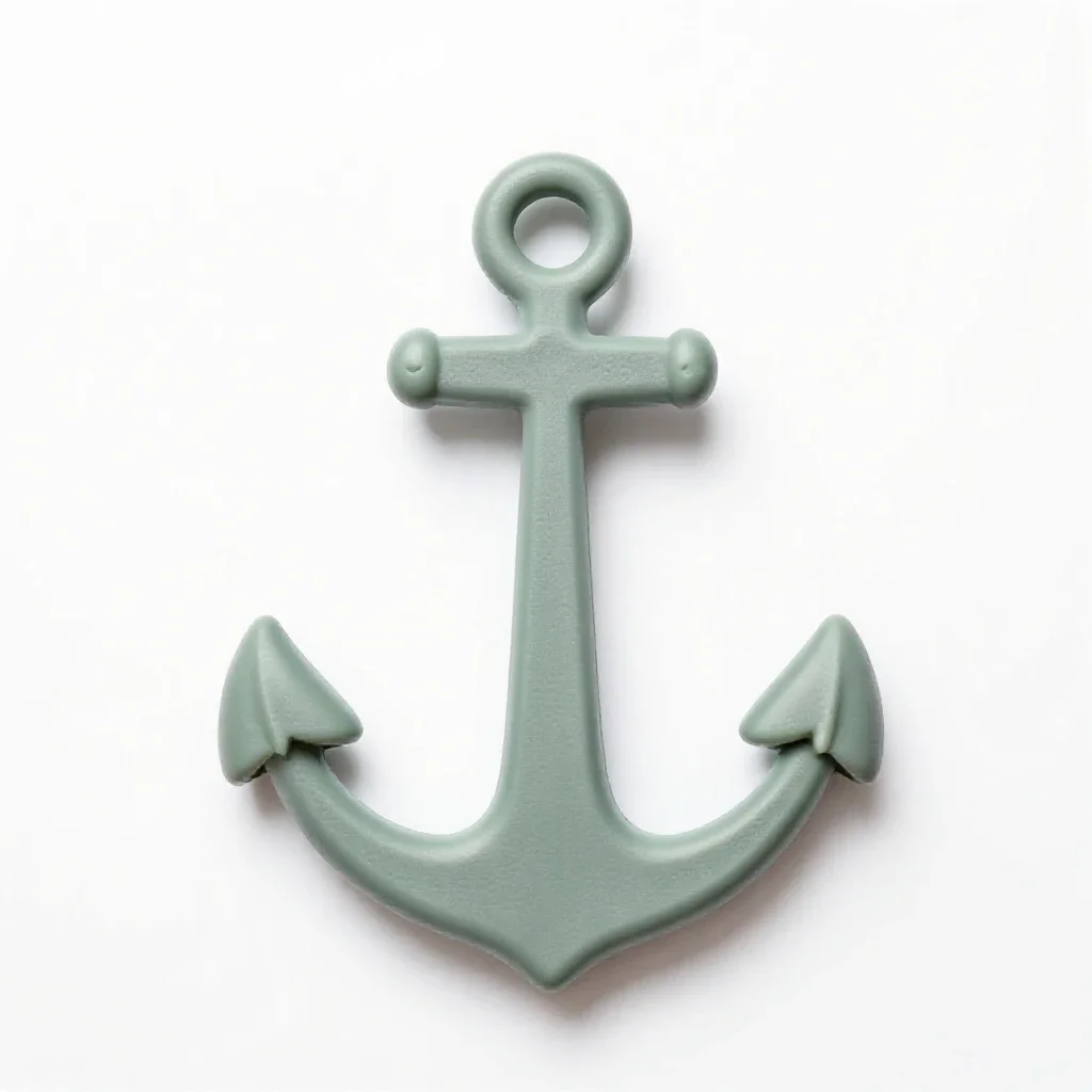 Mushroom anchor isolated on a white background