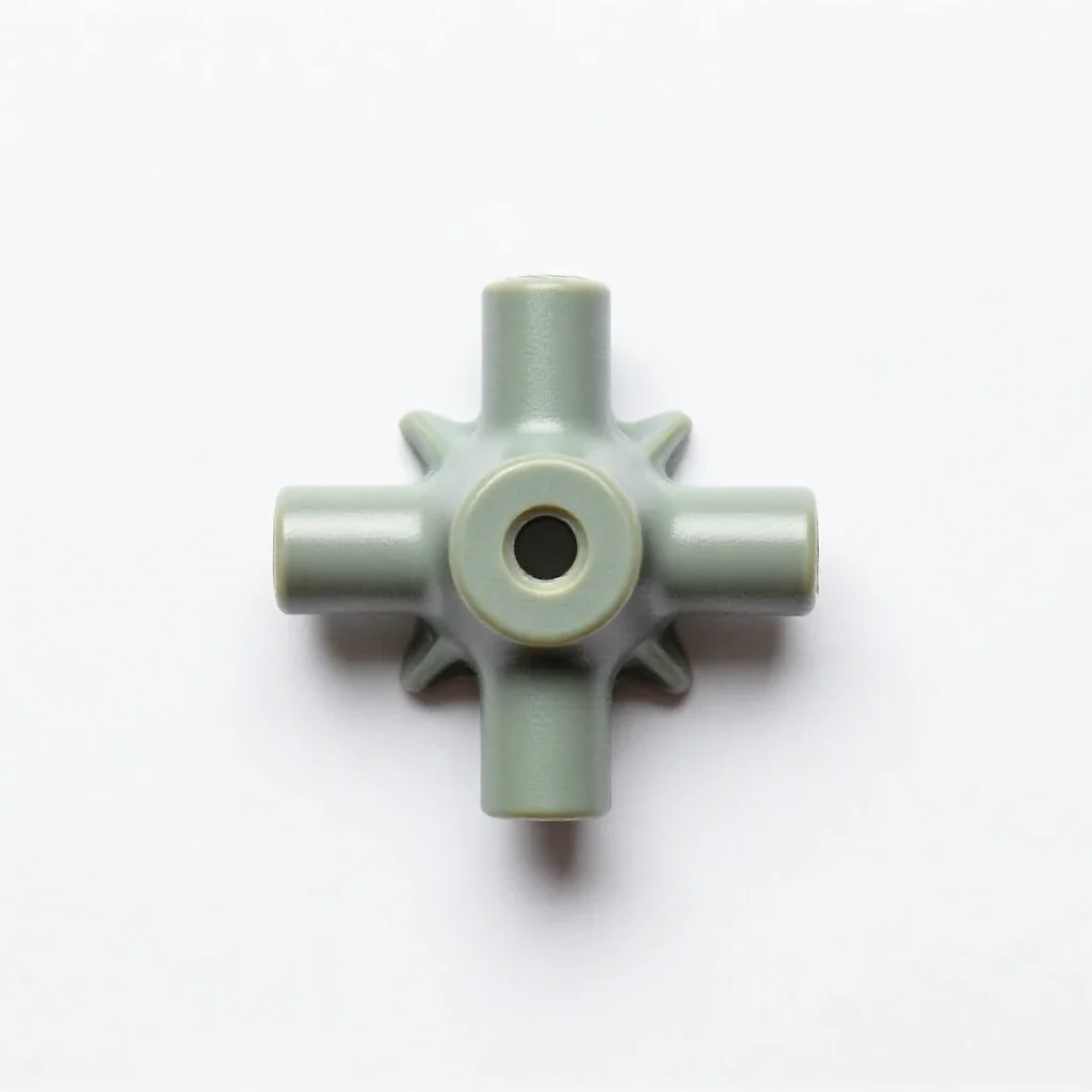 Rack and pinion isolated on a white background