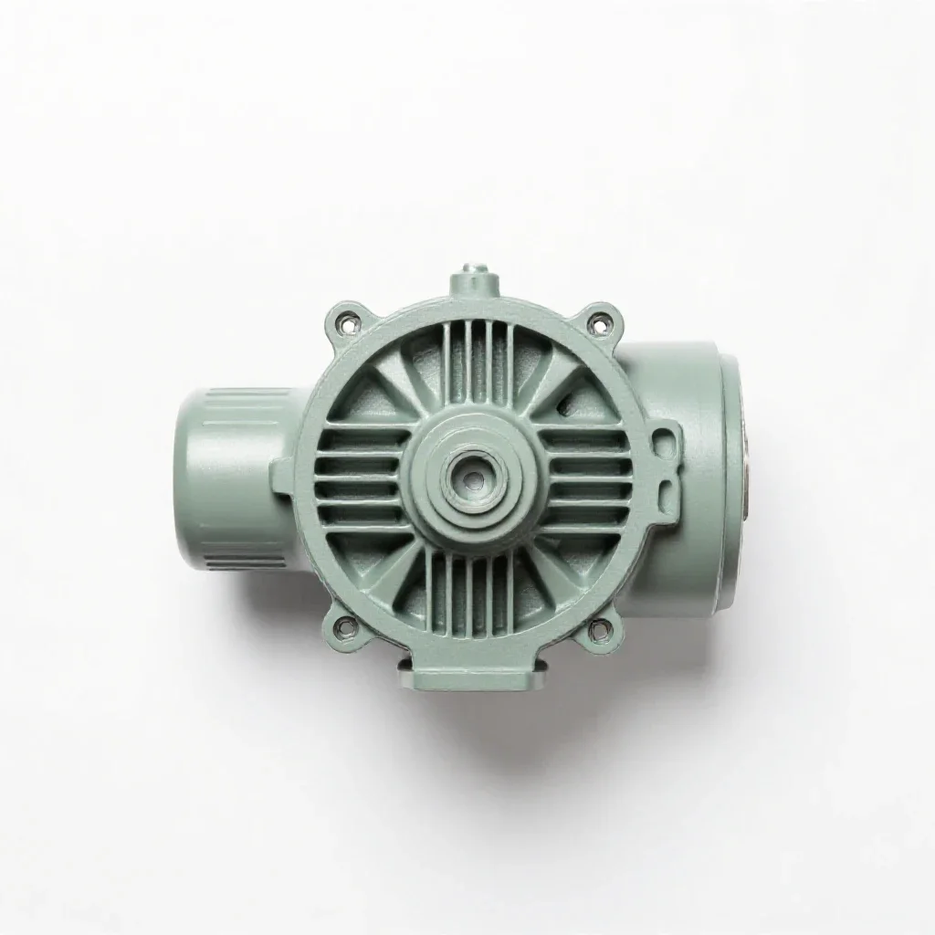 Reaction turbine isolated on a white background