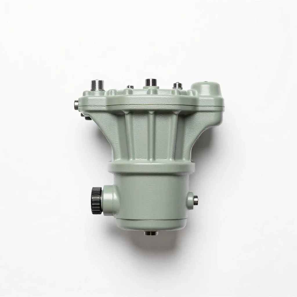 Reciprocating engine isolated on a white background