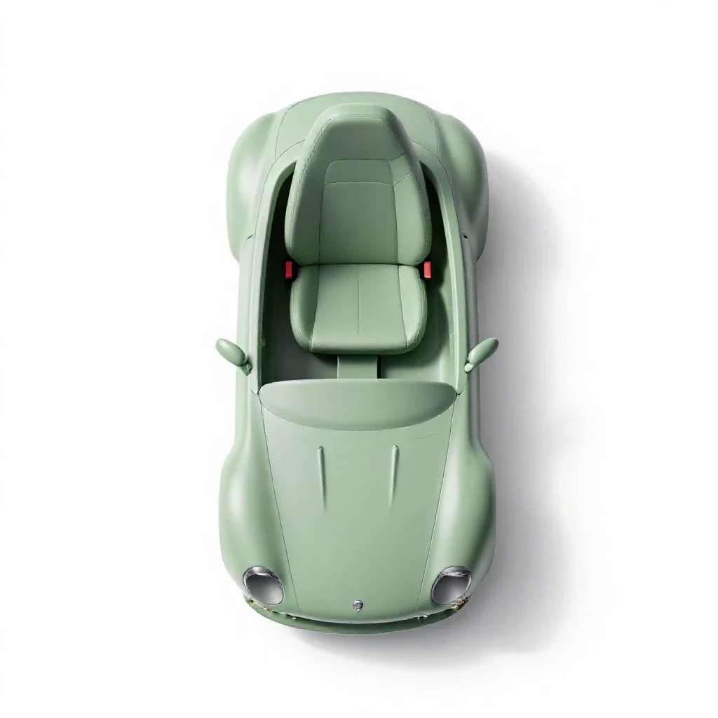 Roadster isolated on a white background