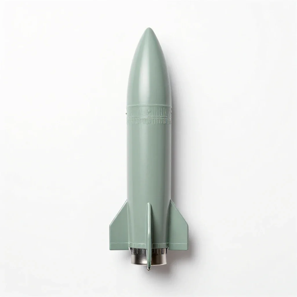Rocket isolated on a white background
