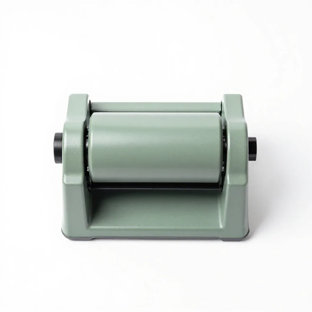 Rotary press isolated on a white background