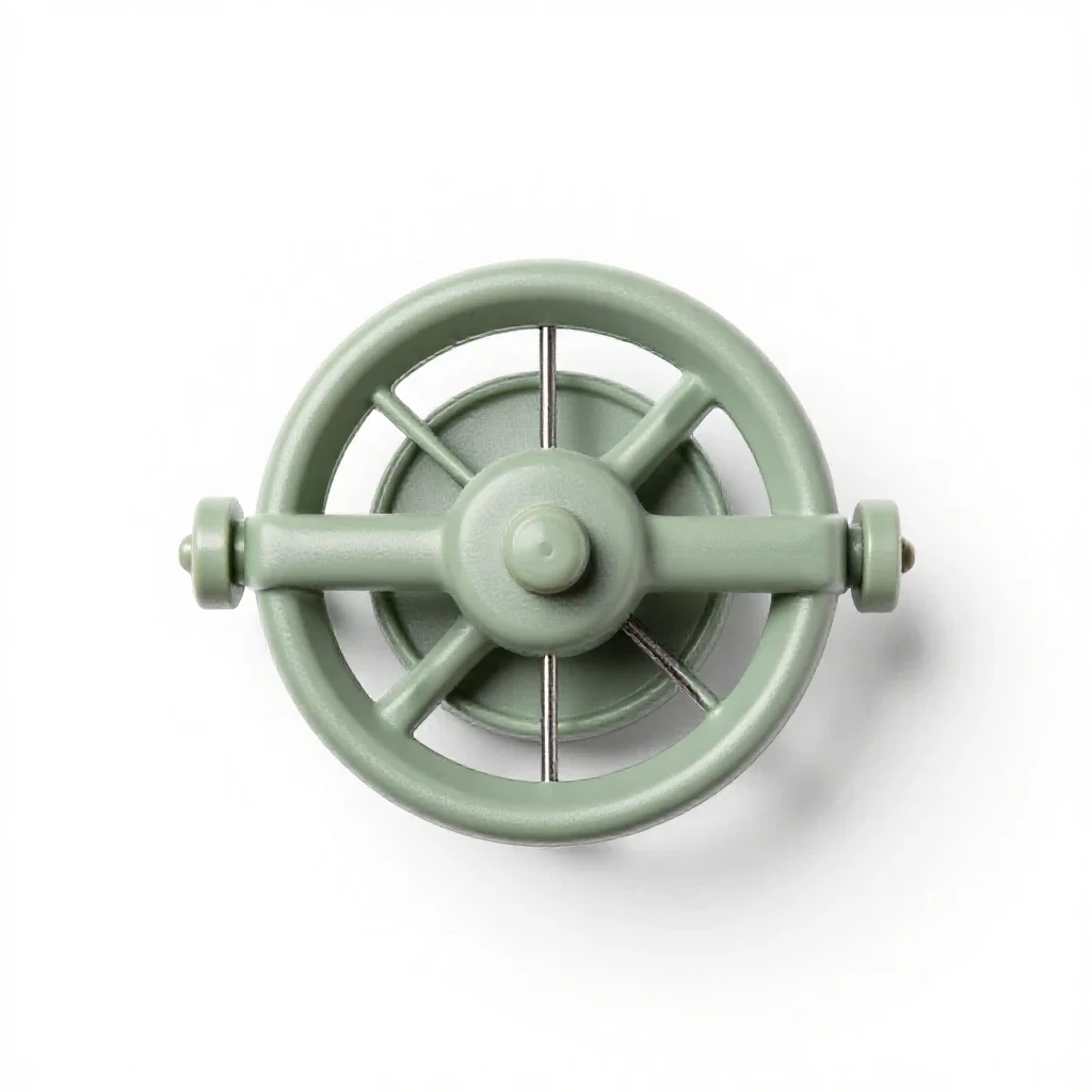 Spinning jenny isolated on a white background