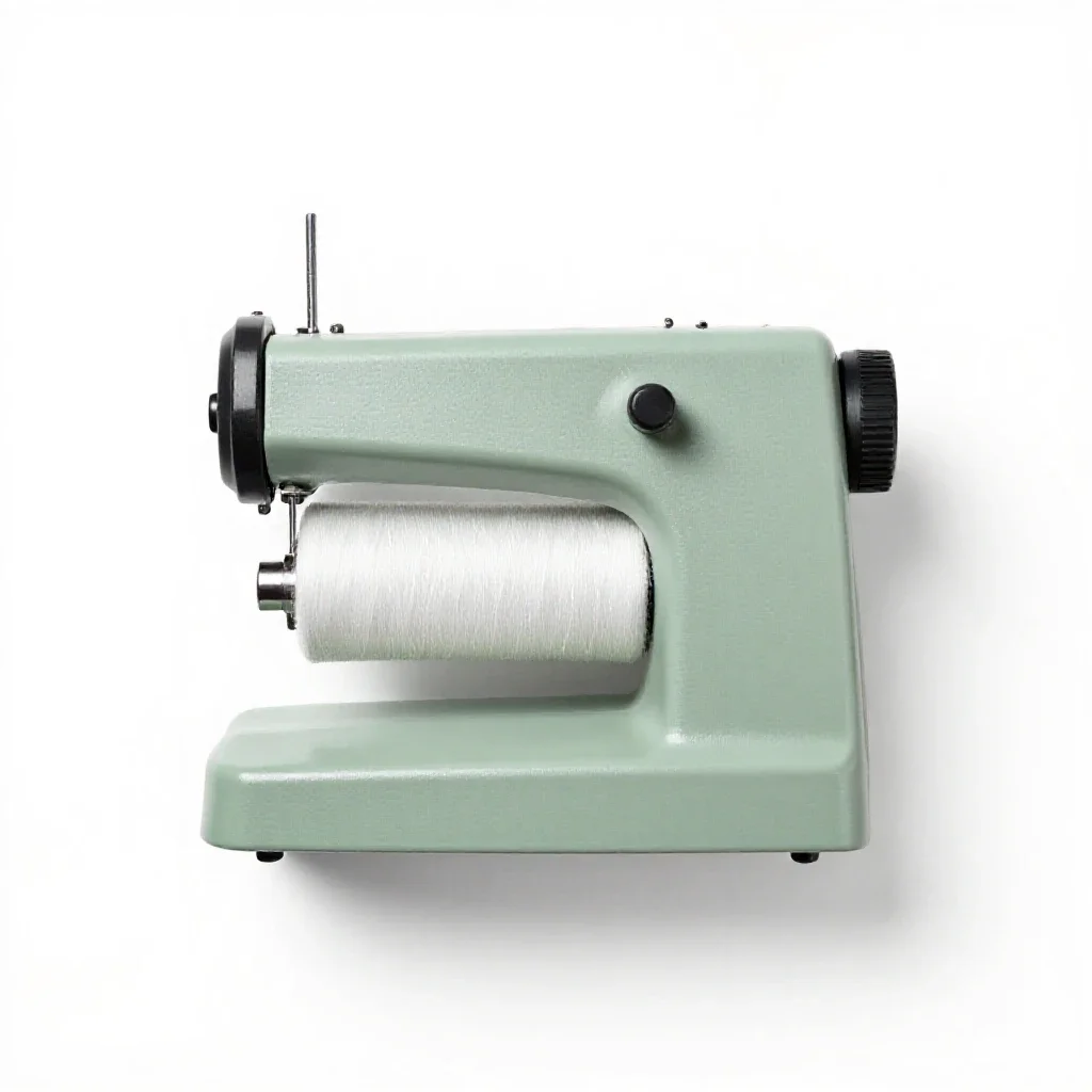 Spinning machine isolated on a white background