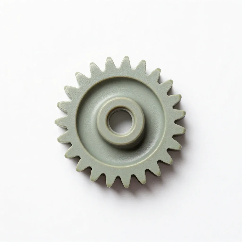 Spur gear isolated on a white background