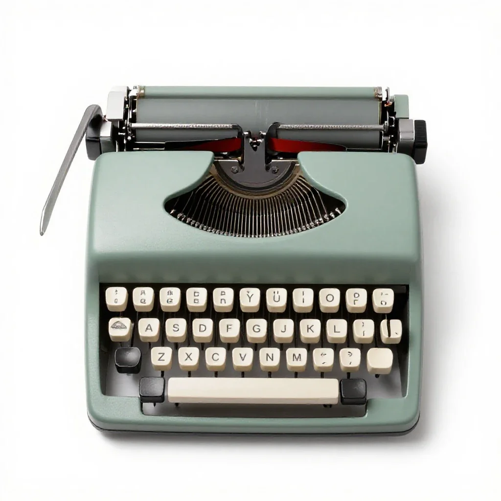 Stenograph isolated on a white background