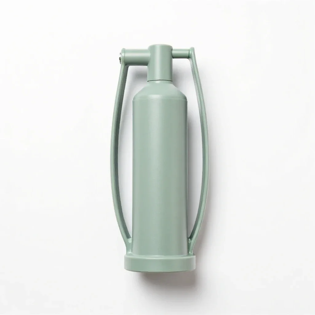 Stirrup pump isolated on a white background