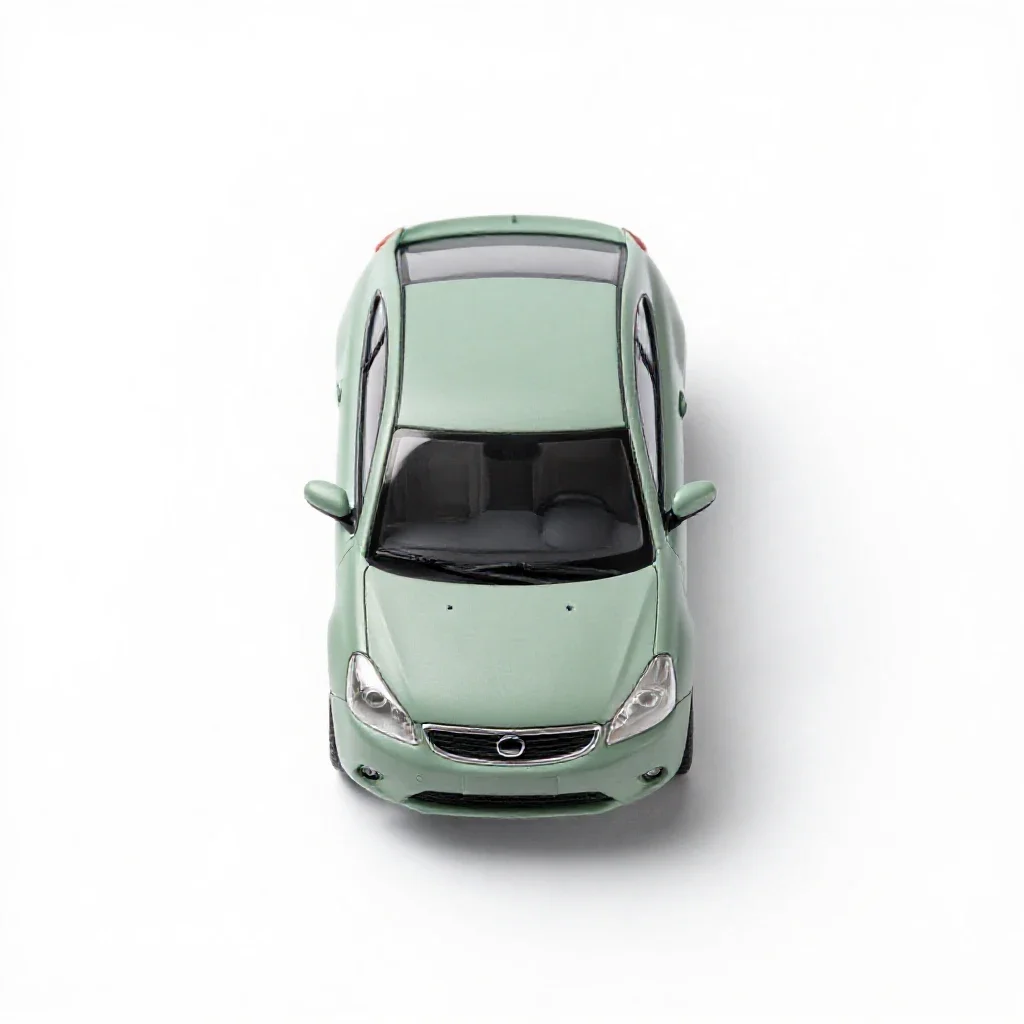 Subcompact isolated on a white background