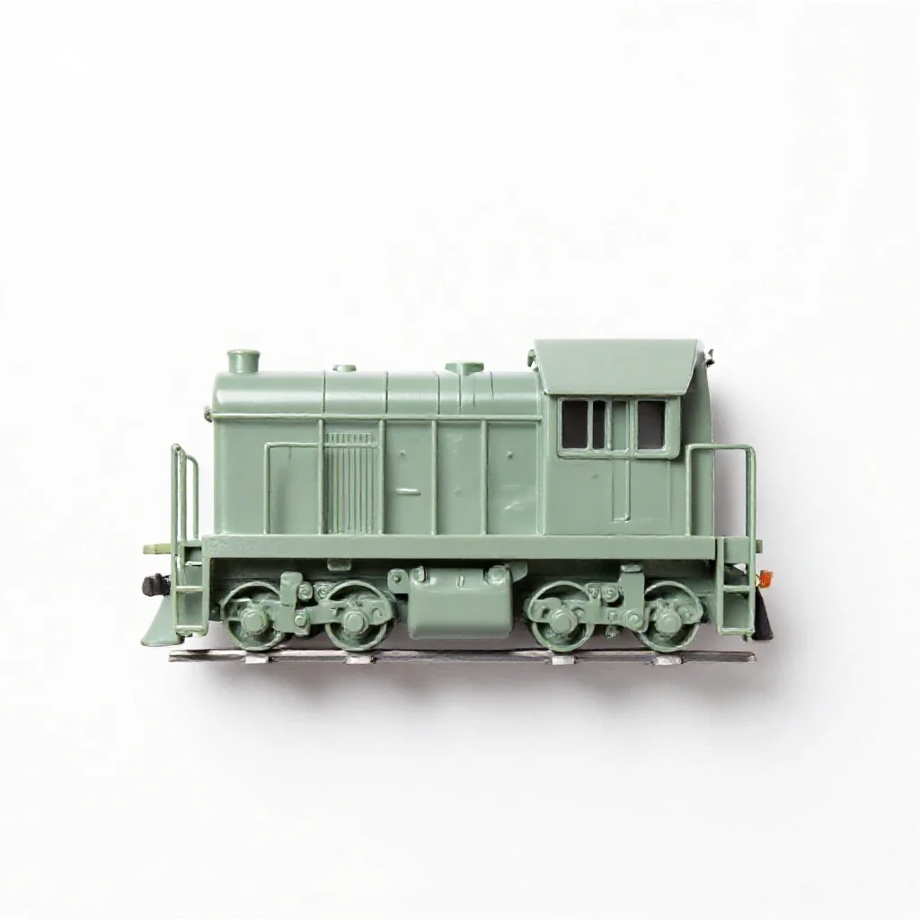 Switch engine isolated on a white background