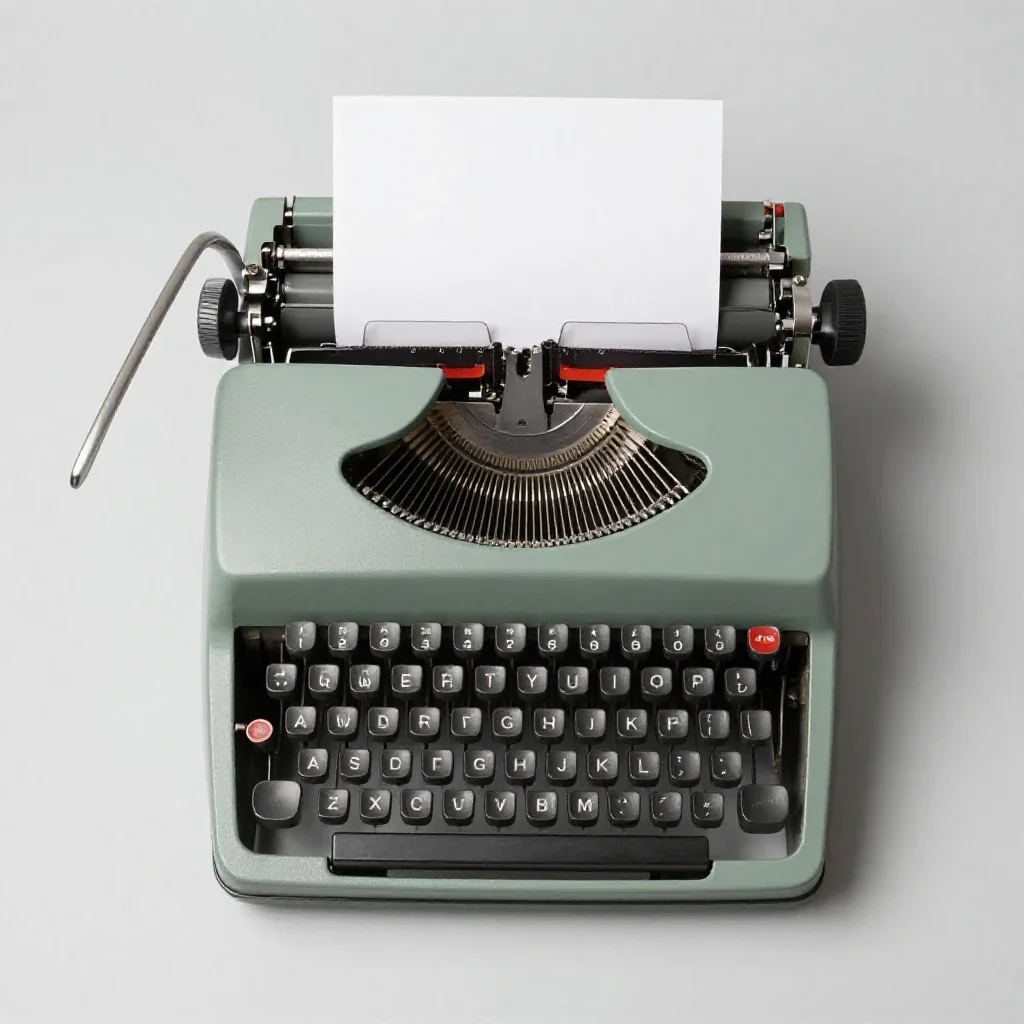 Teletypewriter isolated on a white background